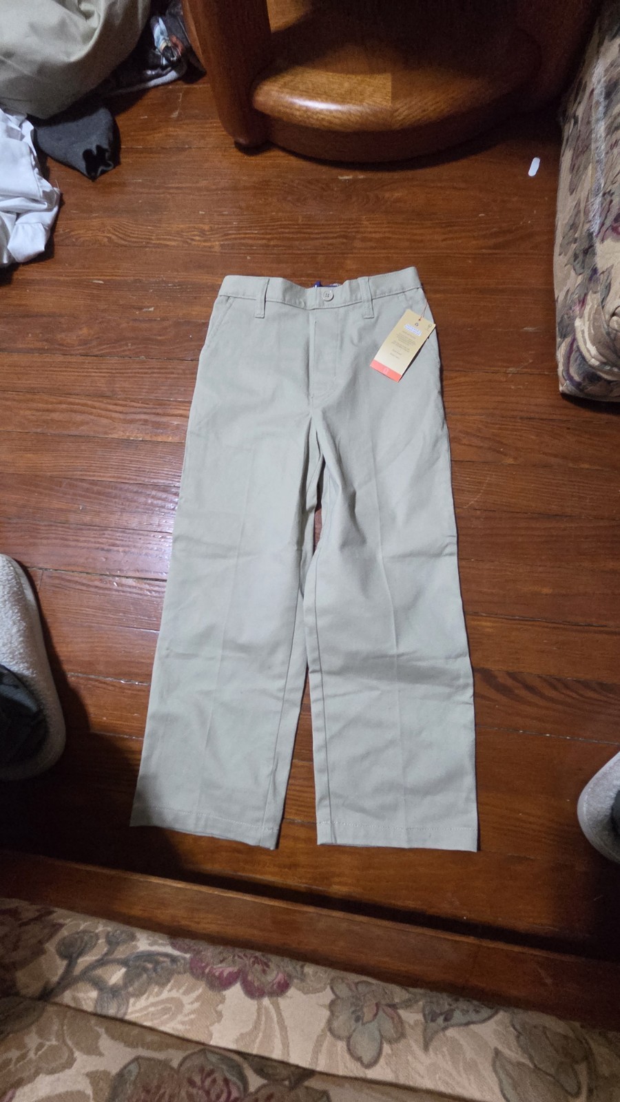 NWT FRENCH TOAST Boys School Uniform Pants Beige khaki size 7