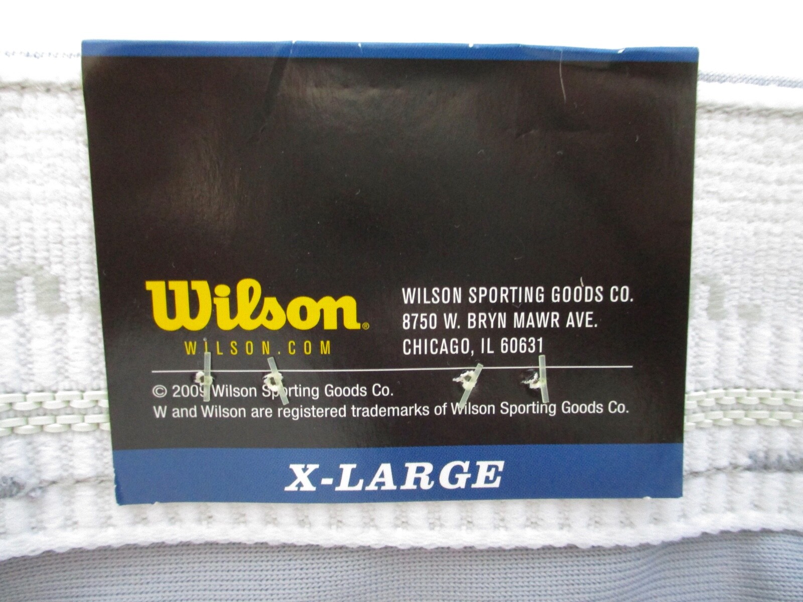 NWT Wilson Gray Polyester Knit Baseball Uniform Pants Black Stripe Youth YXL