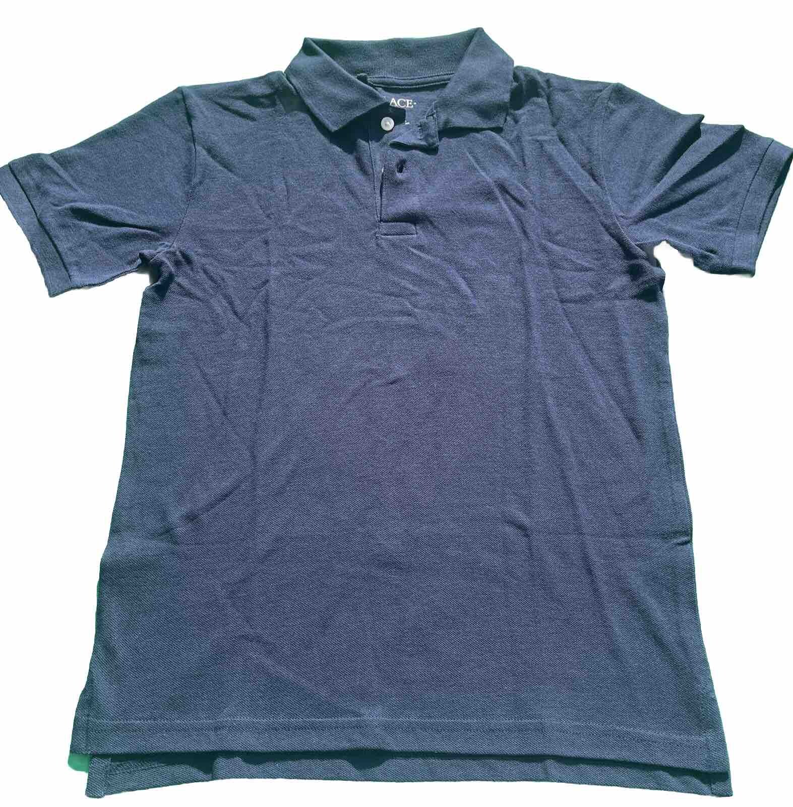 Children’s Place Polo Shirt Boys Size 10/12 Navy School Uniform Short Sleeve