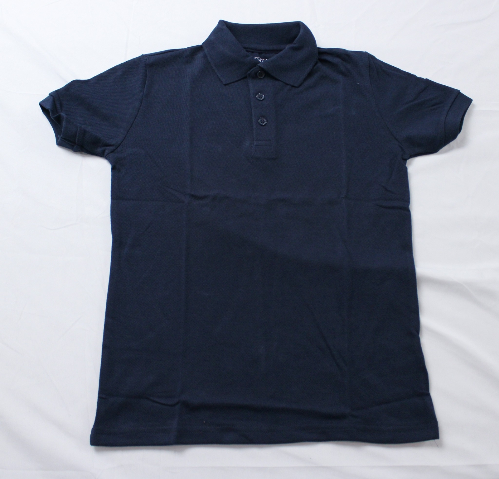 Galaxy By Harvic Boy’s S/S School Uniform Polo Shirt EJ2 Navy Blue Size 7 NWT
