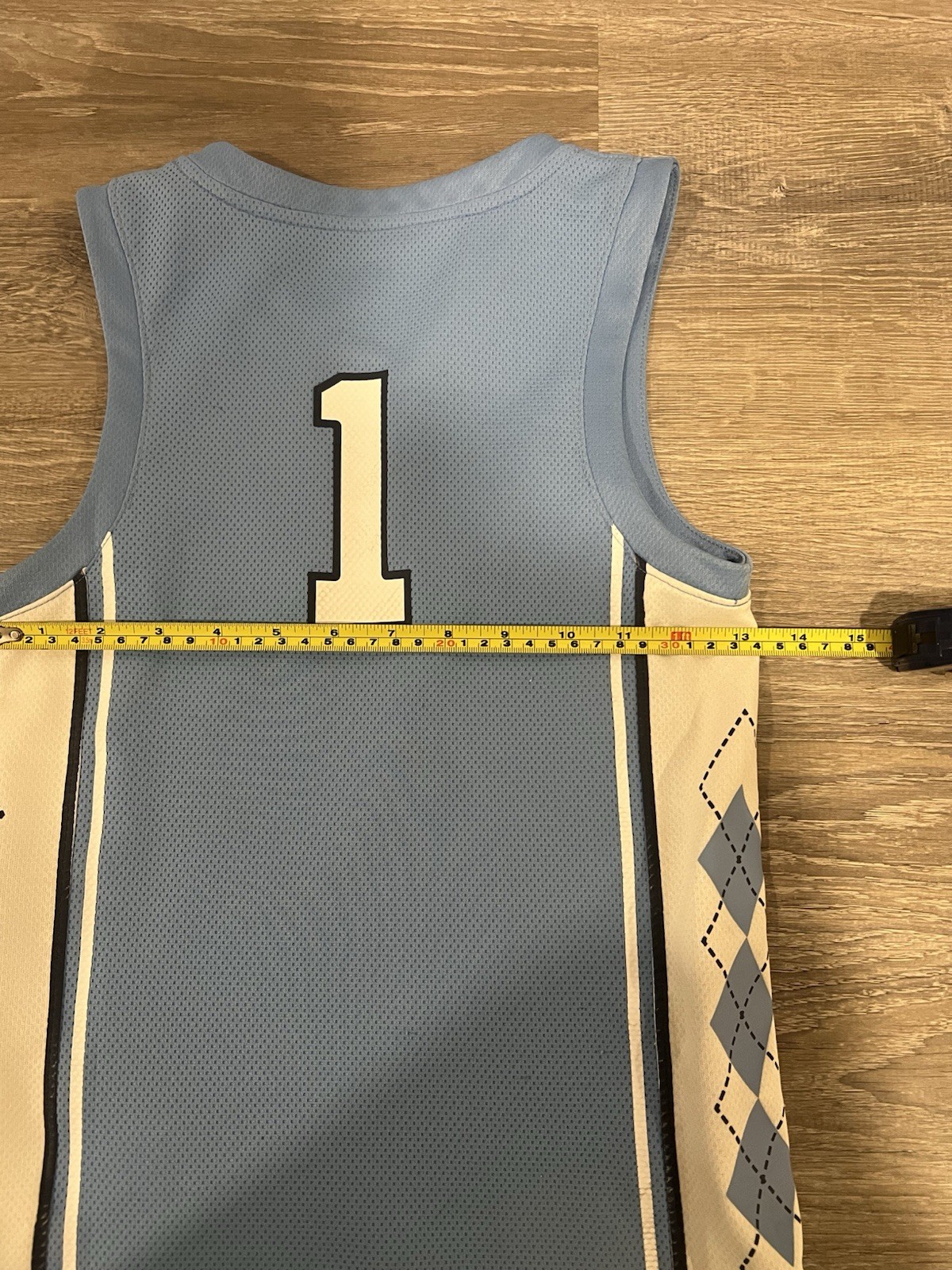 Jordan North Carolina Tar Heels Youth Basketball Jersey #1 – Size Youth Small