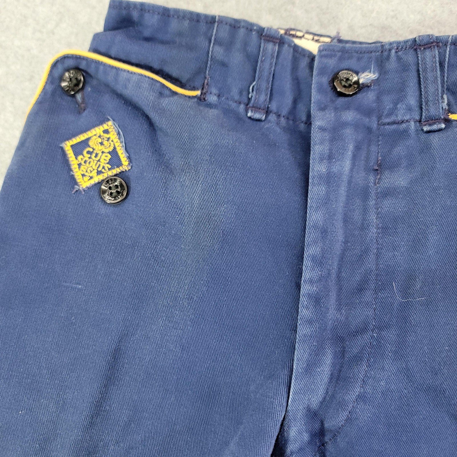 Vintage Boy Scouts BSA Cub Scouts Uniform Boys 8-10 Blue Shirt Pants Patches