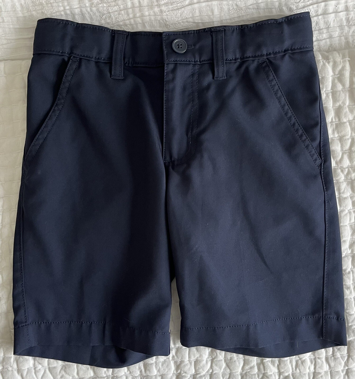 French Toast & Amazon Boys School Uniform Shorts Navy Blue Size 8 Lot of 5