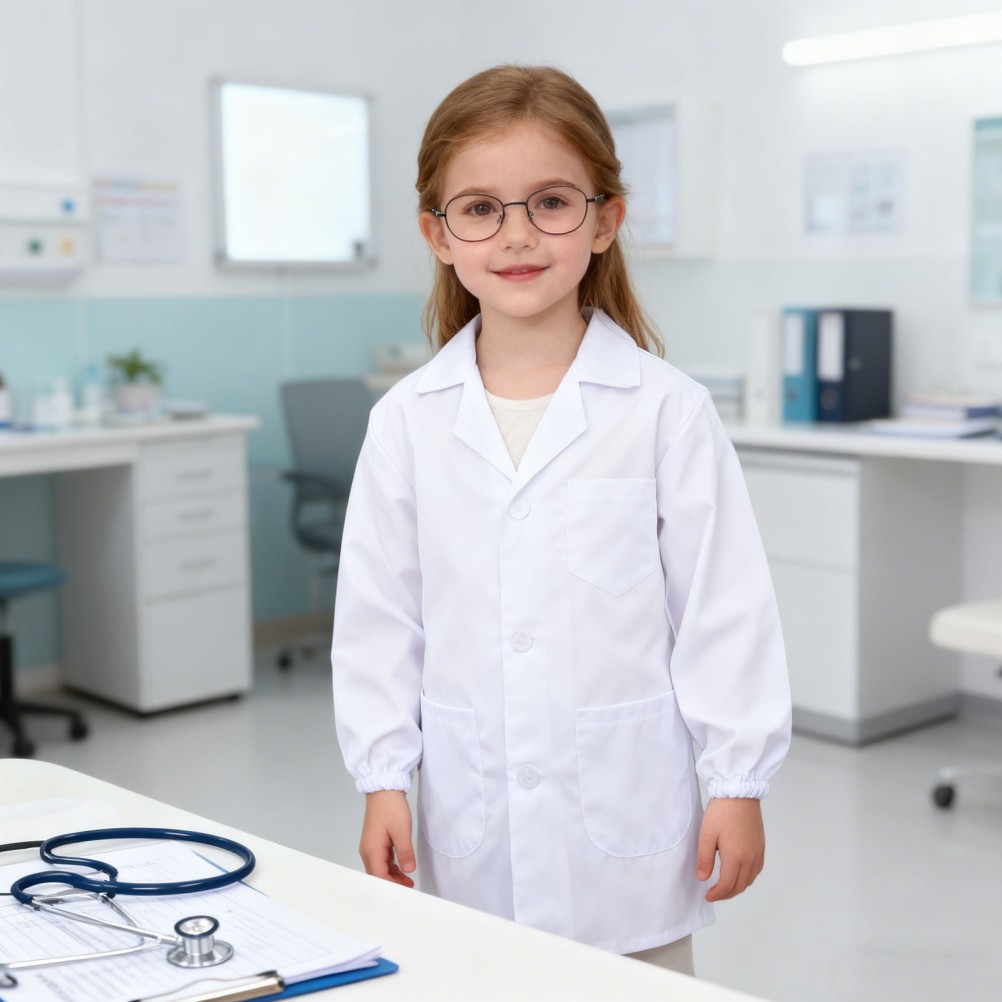 Kids Role Play Uniform Boys Scientist Coat Doctor Dress up Children Outfit