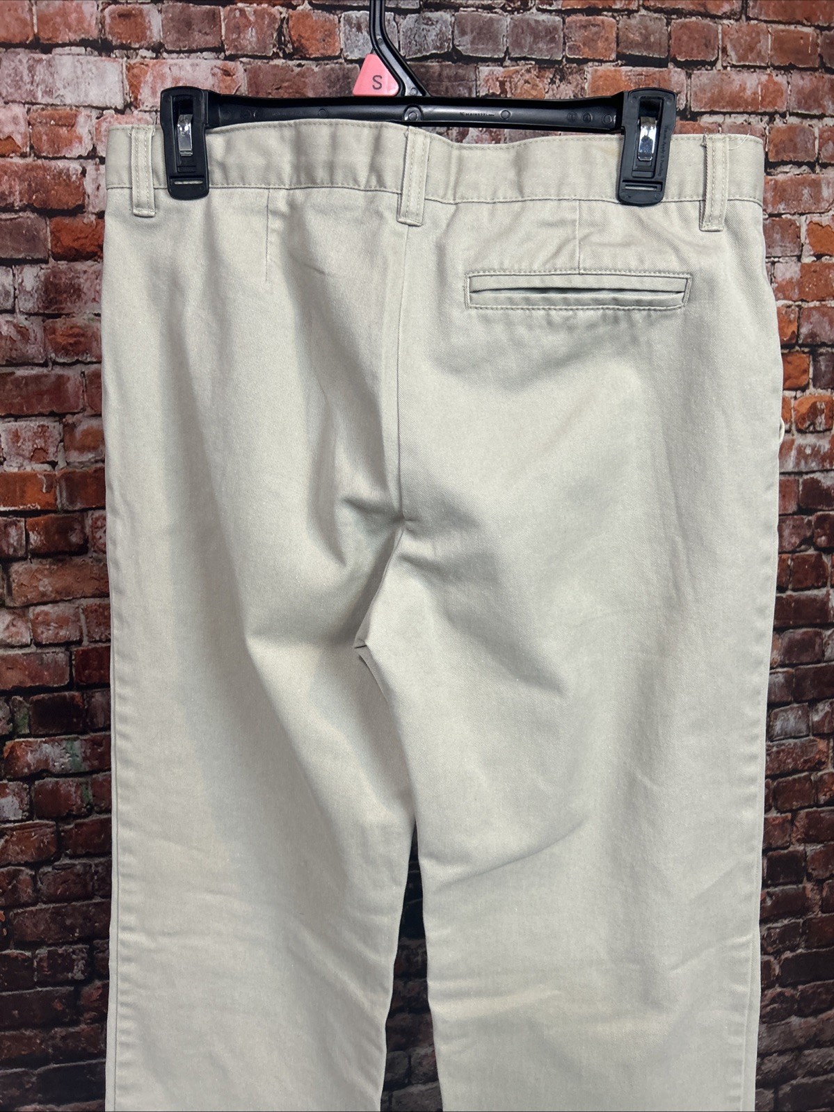French Toast Boys Youth School Uniform Pants 16 Husky Tan Relaxed Adjustable 3A