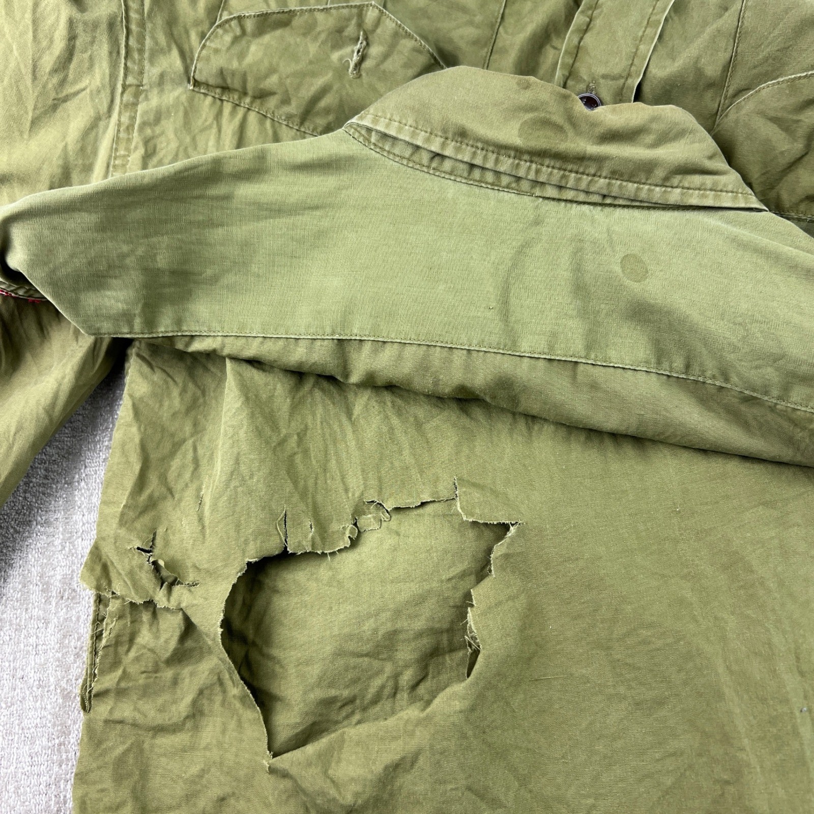 Vintage 70s Boy Scouts of America Uniform Shirt Lot of 4 Boys S Green Patches