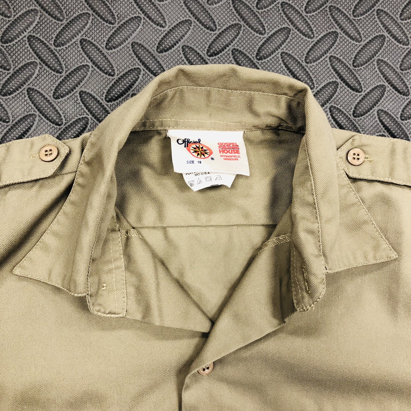 GPH ROYAL RANGER Uniform Khaki Shirt Boy Sz 16 NWT Short Sleeve