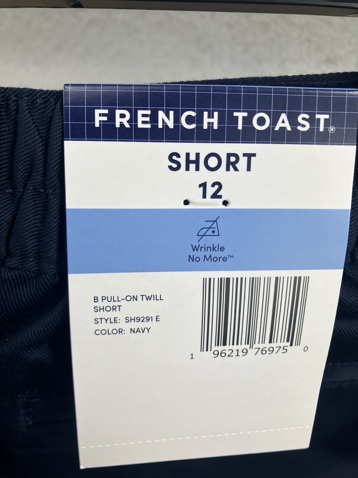 French Toast Uniform Shorts Boy Size 12 Short Navy Blue New W Tag Pockets