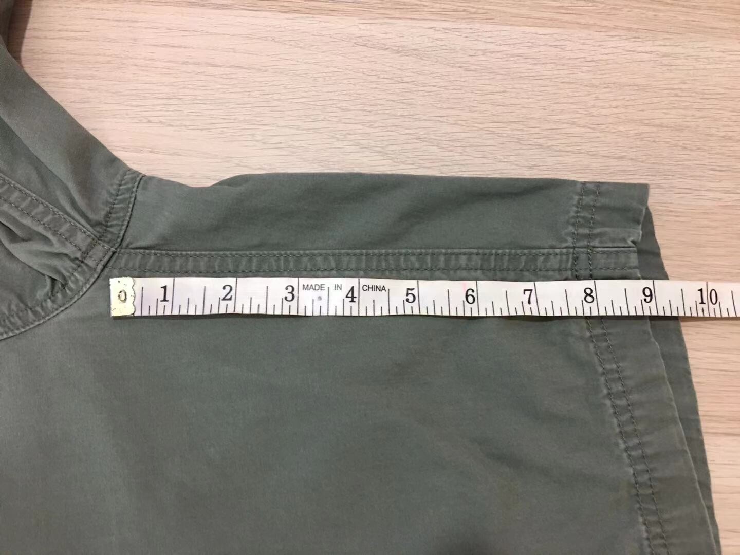 Lands end boys active chino shorts Sz M Green Cotton Pull on Elastic Waist