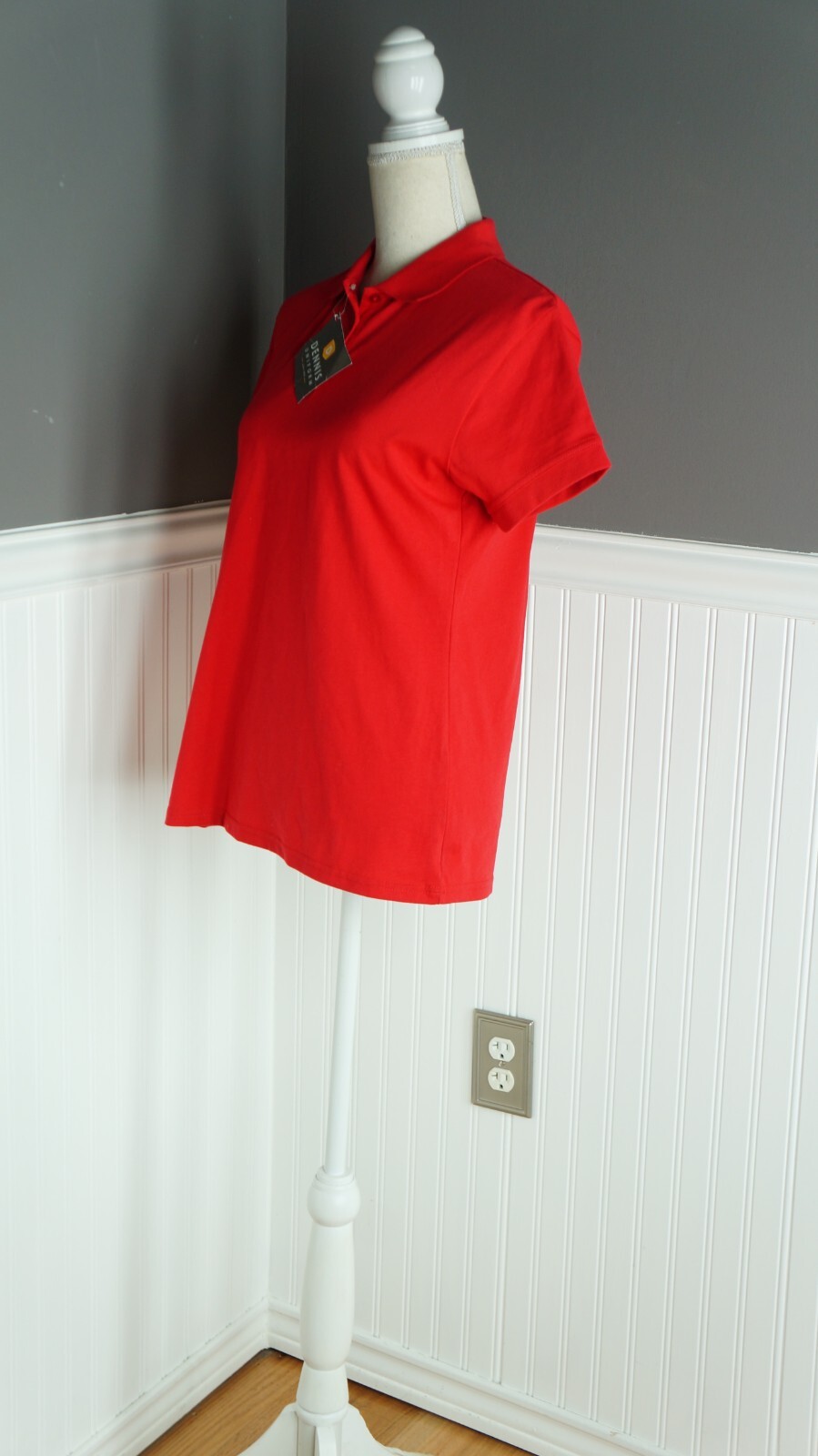 NEW Dennis uniform short sleeve jersey polo red YS Juniors AS (5-6) school