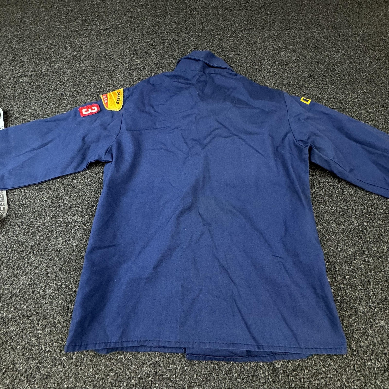Boy Scouts Of America Uniform Boys 10 Blue Long Sleeve Button Pockets Patch