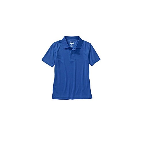 George Polo Shirt Boys Size XL Blue School Uniform Short Sleeve Performance –C1