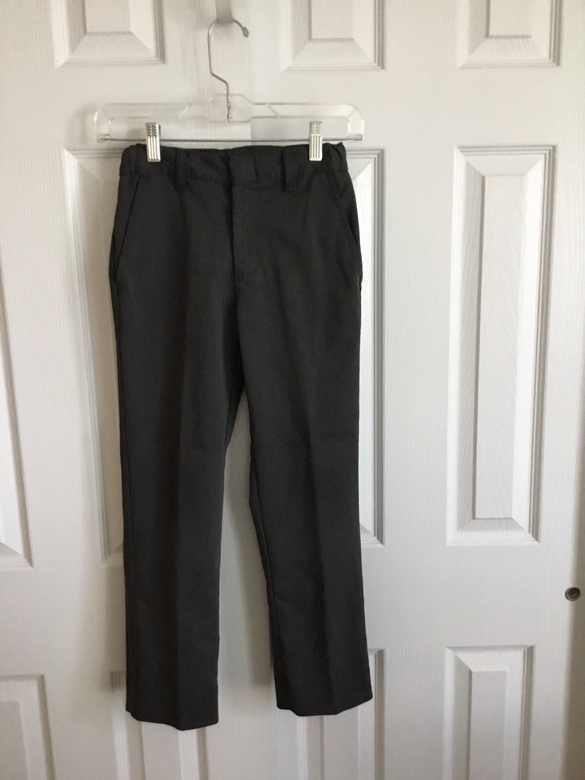 Tom Sawyer Elderwear Charcoal Heather Uniform Pants Size Boys 9 Regular