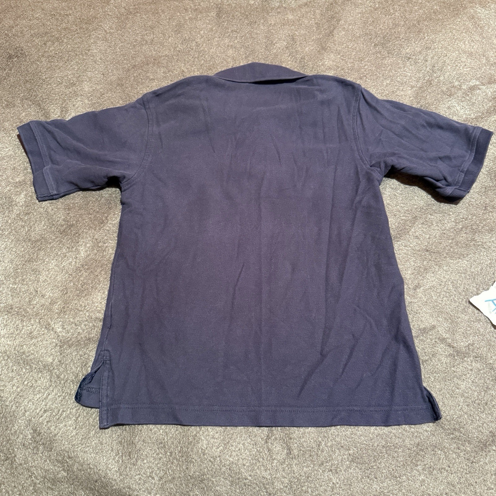 Lee Boys School Uniform Shirt 14 Dark Blue Navy Short Sleeve Polo