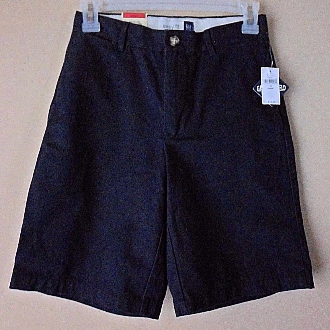 Gap Easy Fit Boys Uniform Shorts Size 10 Regular Navy Blue 17″ Long 100% Cotton