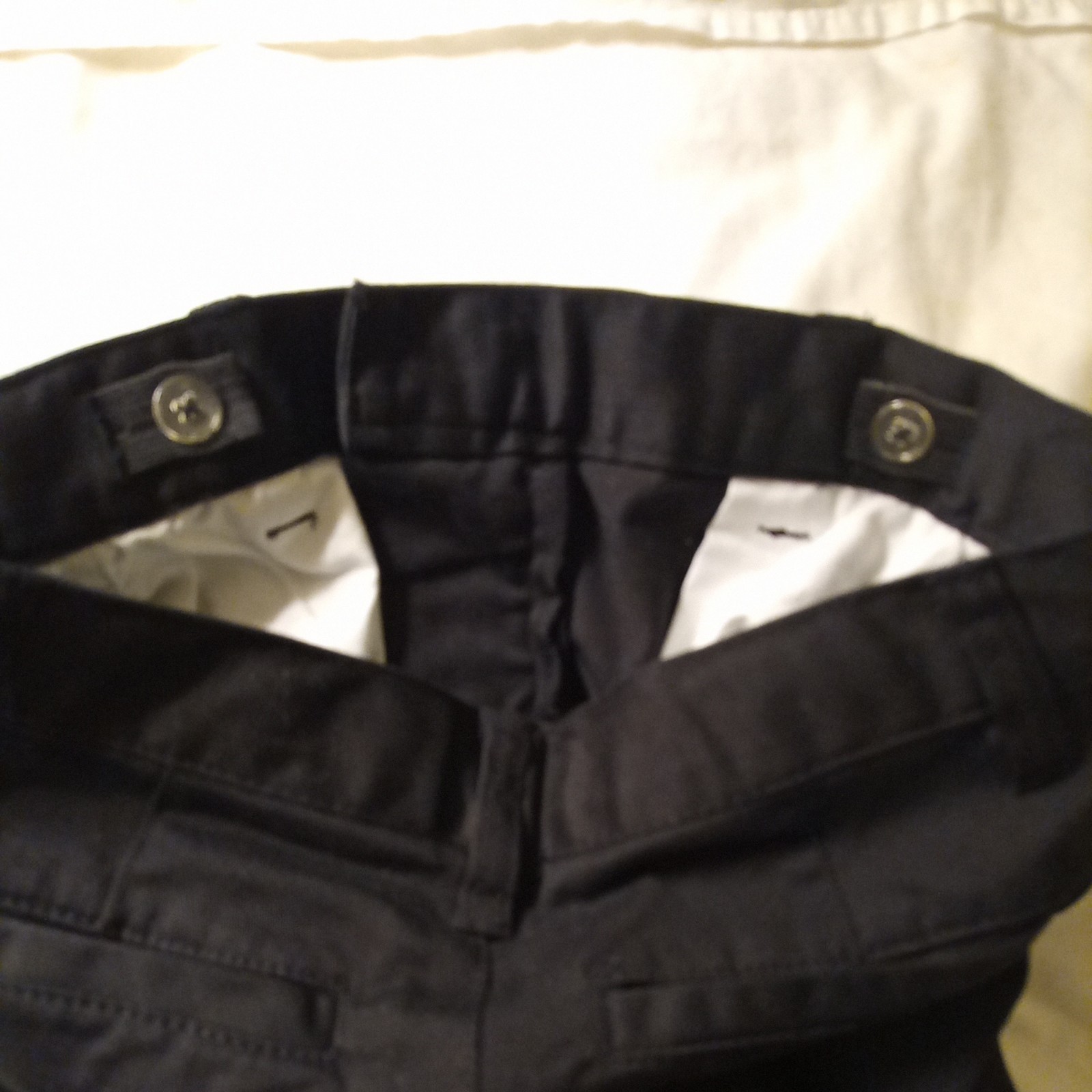 Cat & Jack Navy Black Straight School Uniform Pants Boys Size 8 NEW