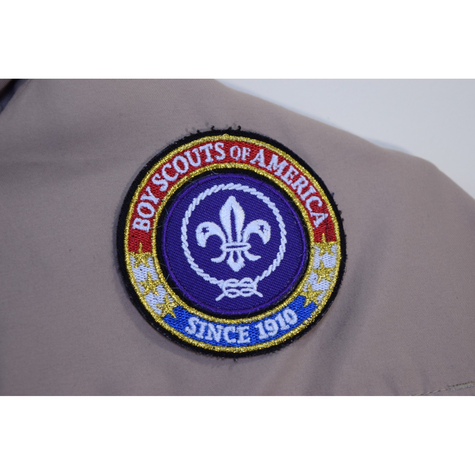 Boy Scout Official Uniform VENTED Shirt BOYS L + BONUS DC NCAC Webelos Quick Dry