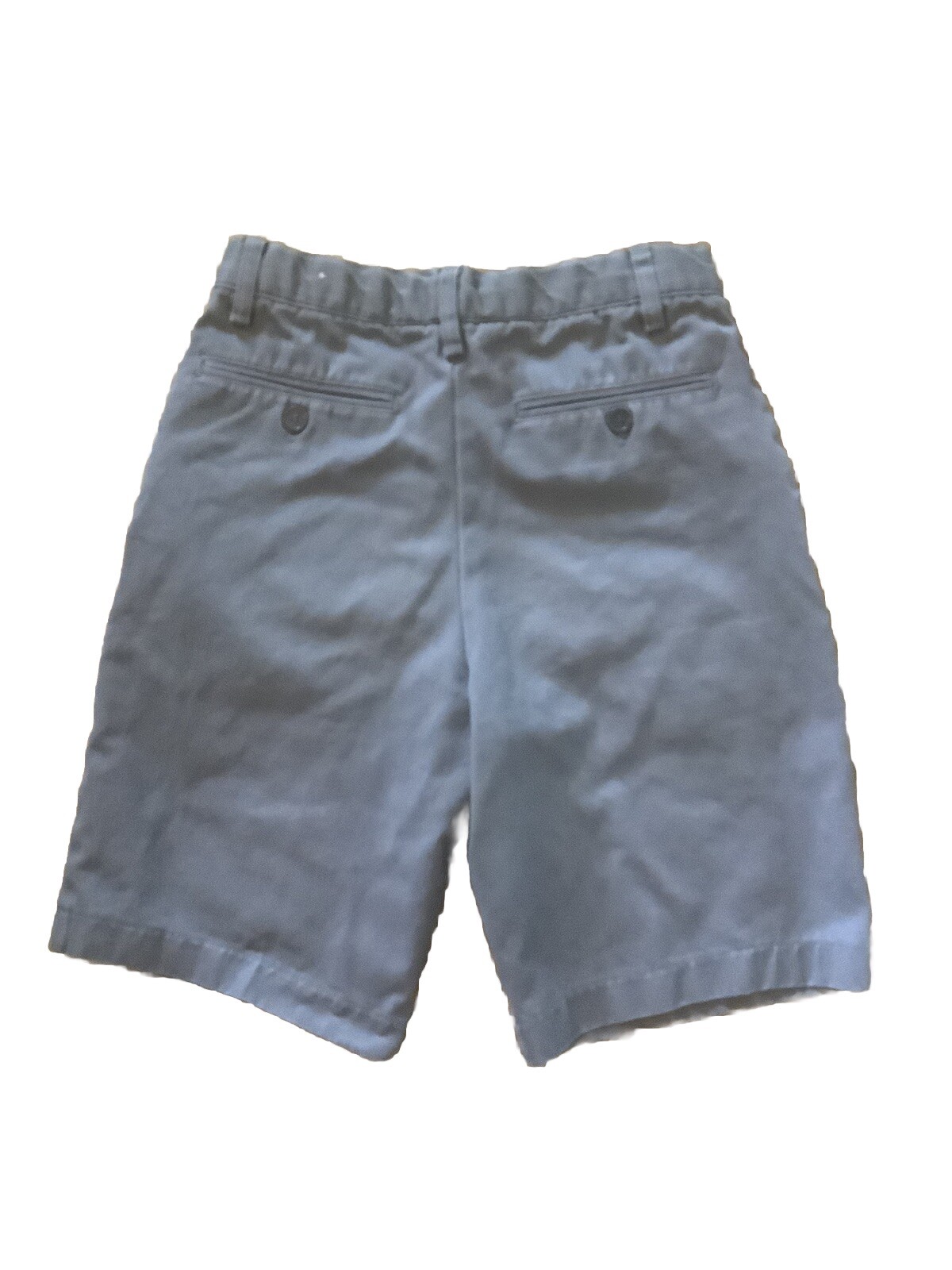 Boy’s Award School Uniform Gray Shorts Flat Front Size 12 Regular Cotton Blend