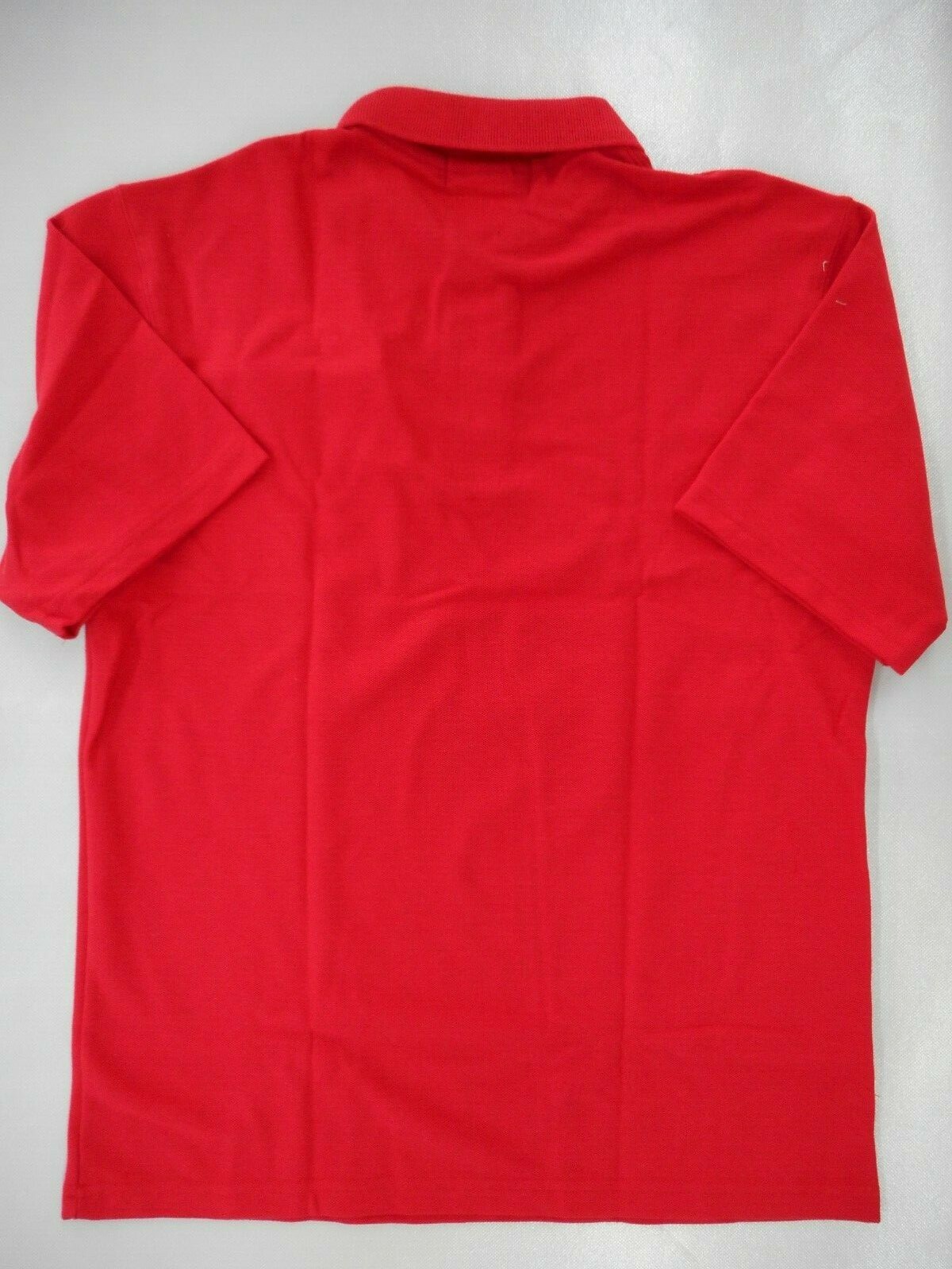 Boys Jonathan Reed Red Saint Andrews School S.S. Uniform Polo Shirt Size X Large