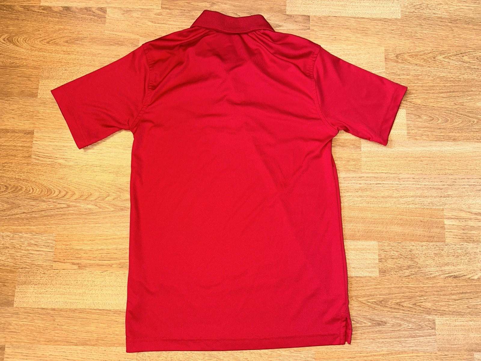 Lot of 2 Red & White Polo School Uniform Performance Shirts – Size L 10/12 – NEW