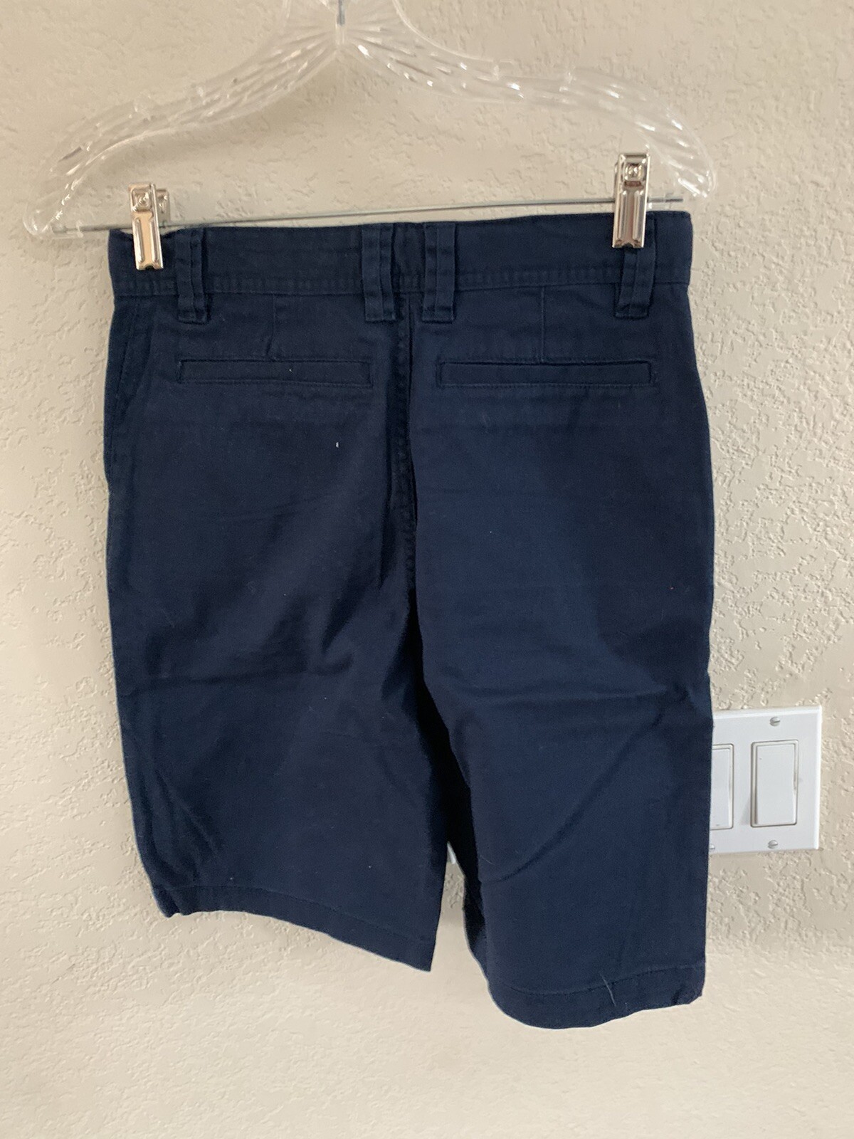 Wonder Nation Blue Flat Front Shorts Size 14 NWT