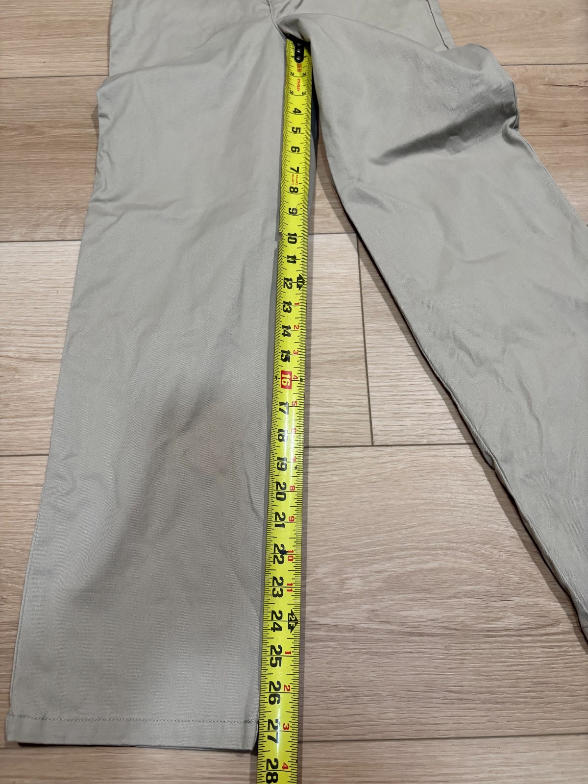 French Toast Boys Khaki School Uniform Pants Size 14 Relaxed Fit Adjustable Wais