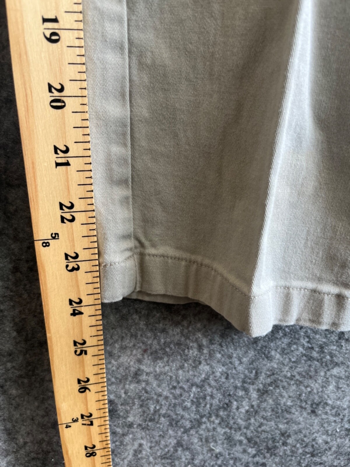 2 Pair-Boys George & Crazy Sz 10 khaki flat front adjust waist uniform pants