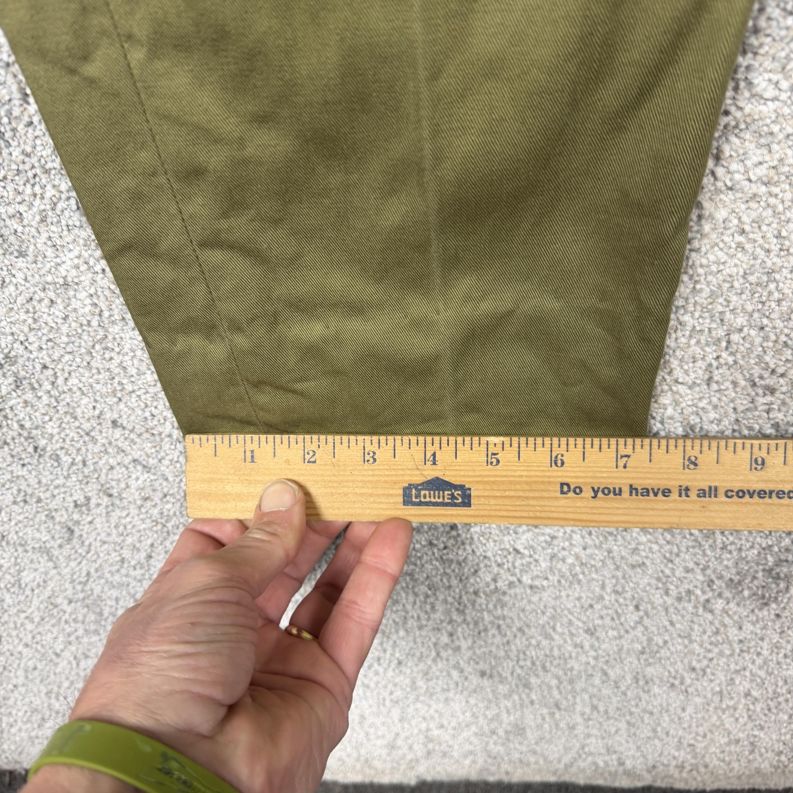 Vintage Boy Scouts Of America Shirt Pants Hat Set Boys 14 Green Uniform Twill