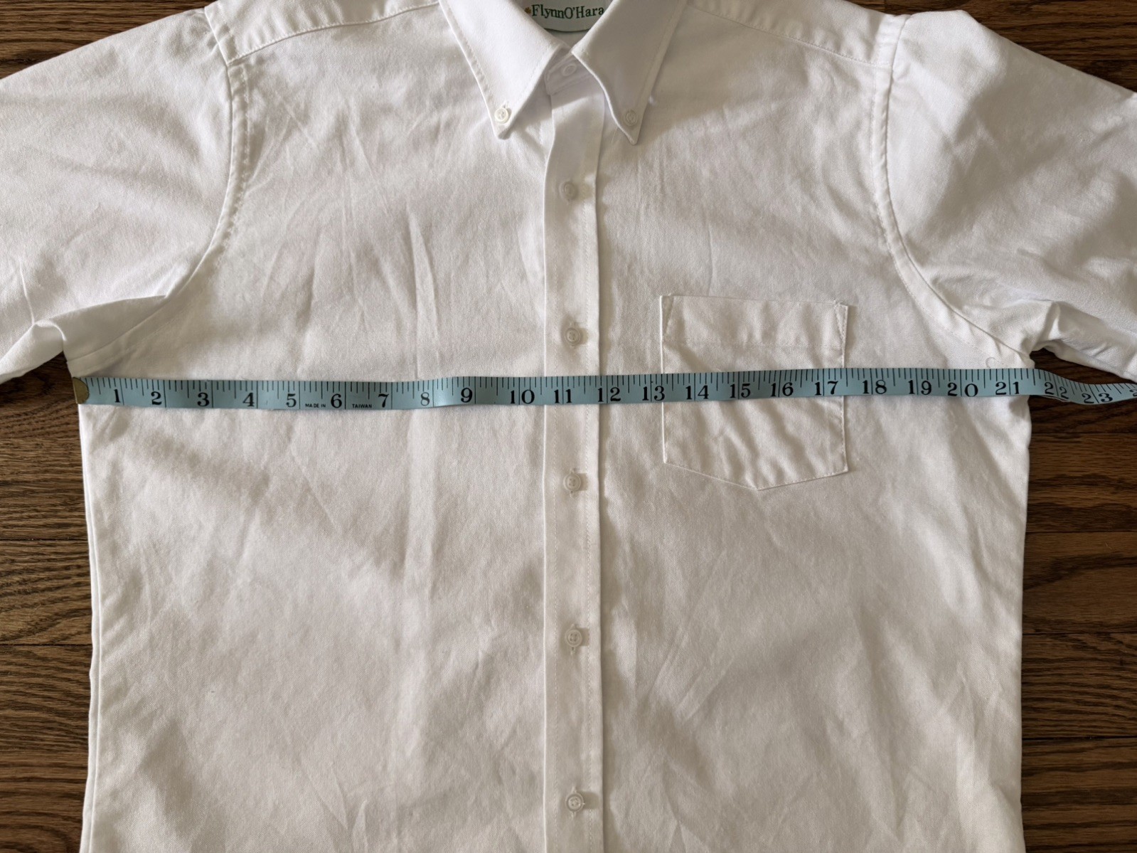 EUC Flynn O’Hara Boys White Button-Front Uniform Shirt Youth XL 18 20