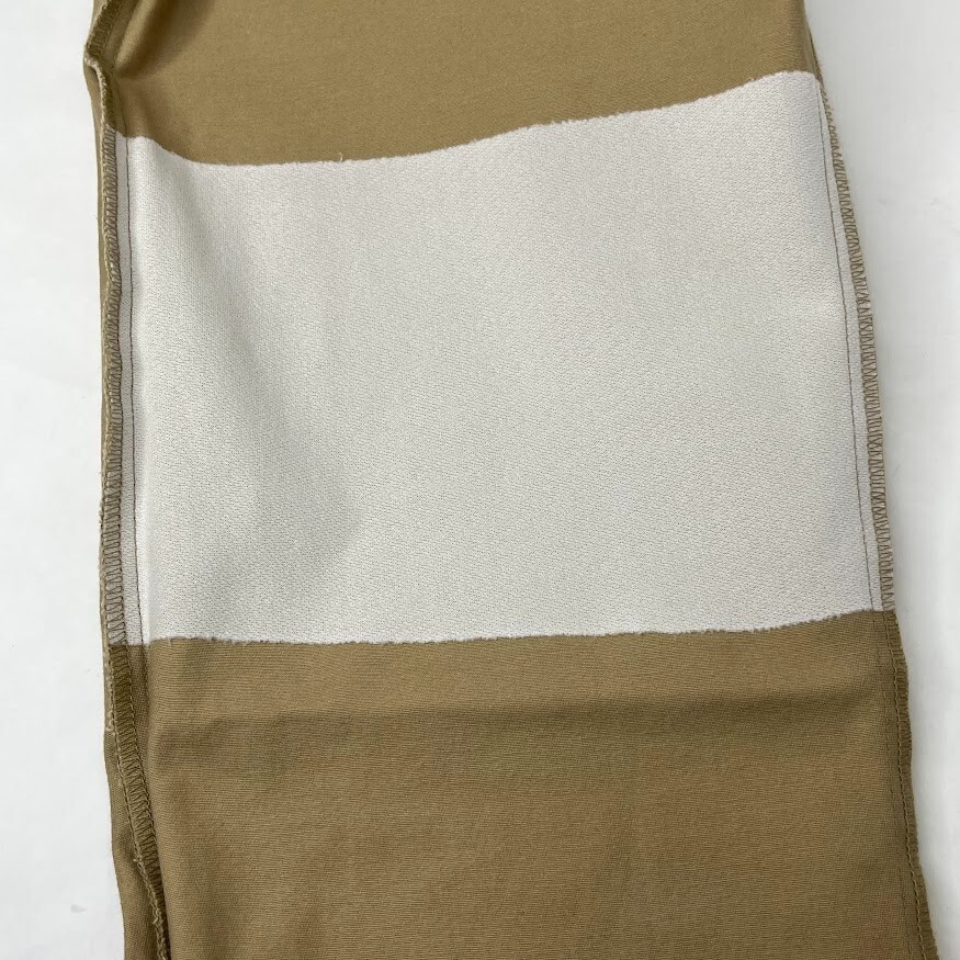 School Uniform Pants Husky 12 Straight Leg Beige Adjust Waist Stretch Reinforce
