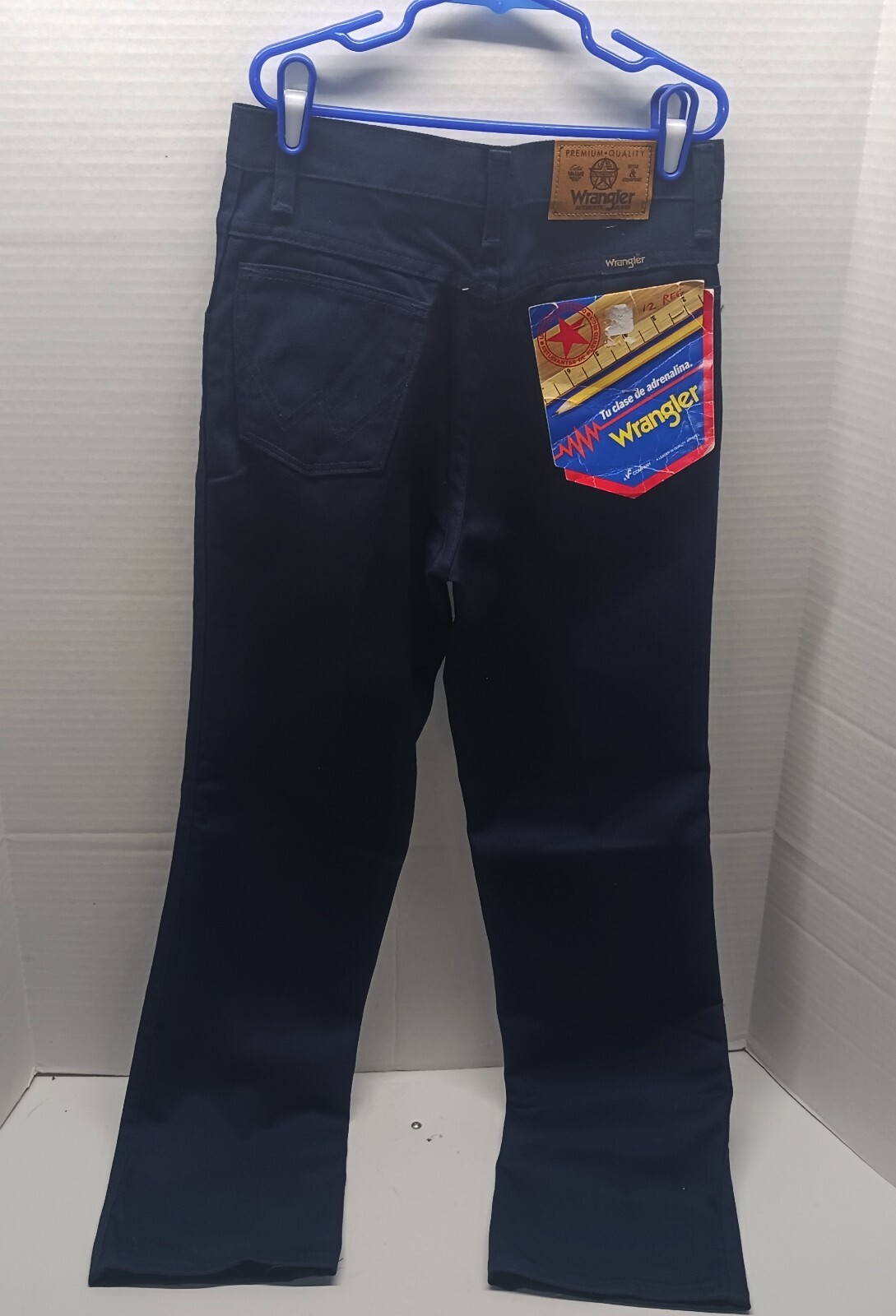 Wrangler ESTUDIANTES PUERTO RICO Blue Uniform Pants – Boys 12 REG **RARE & NEW**