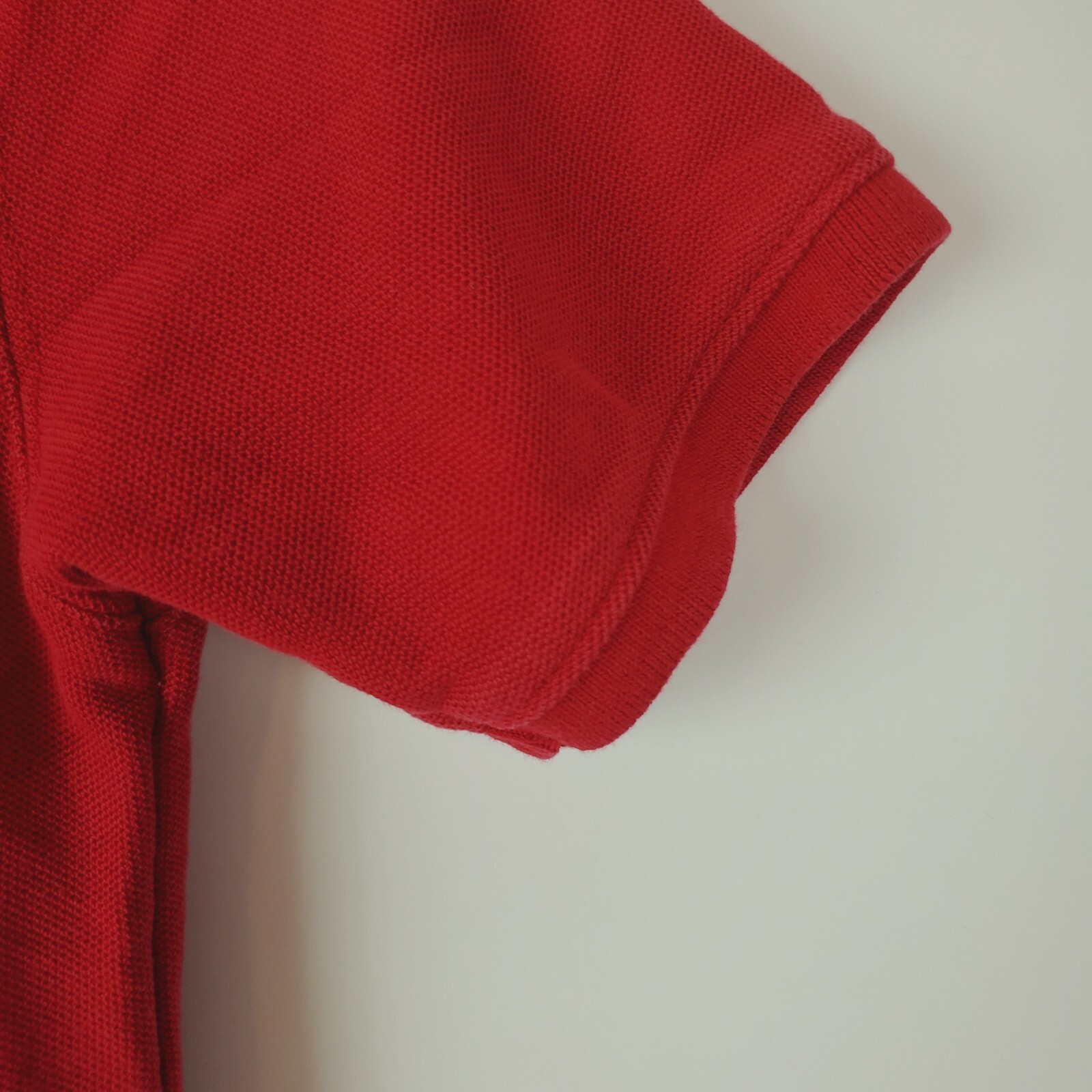 Wonder Nation Boys Red Polo Shirt Size 6-7 SS Cotton Uniform