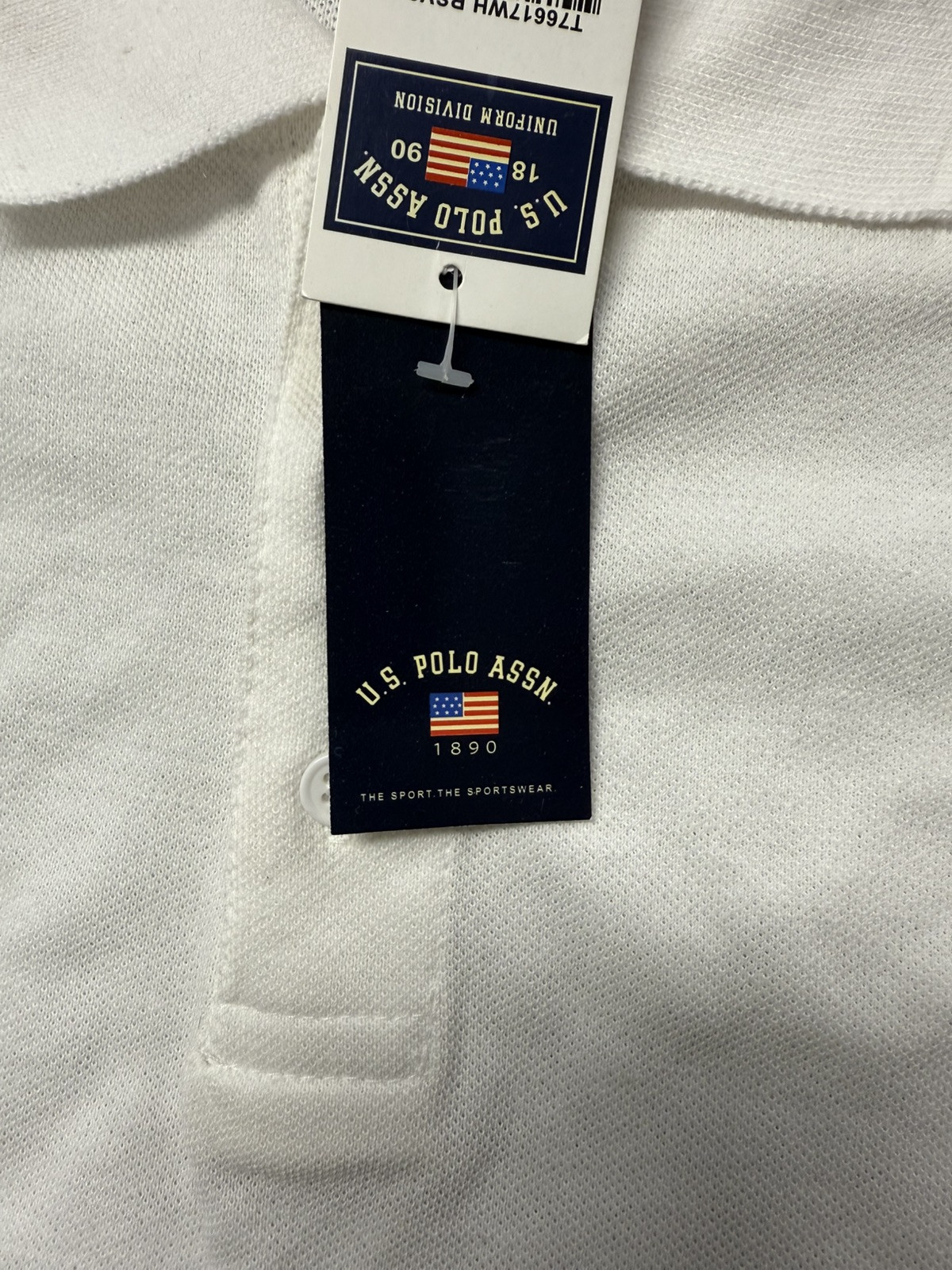 U.S. POLO ASSN Uniform Division White Shirt Boys M(10-12) NWT See Photos