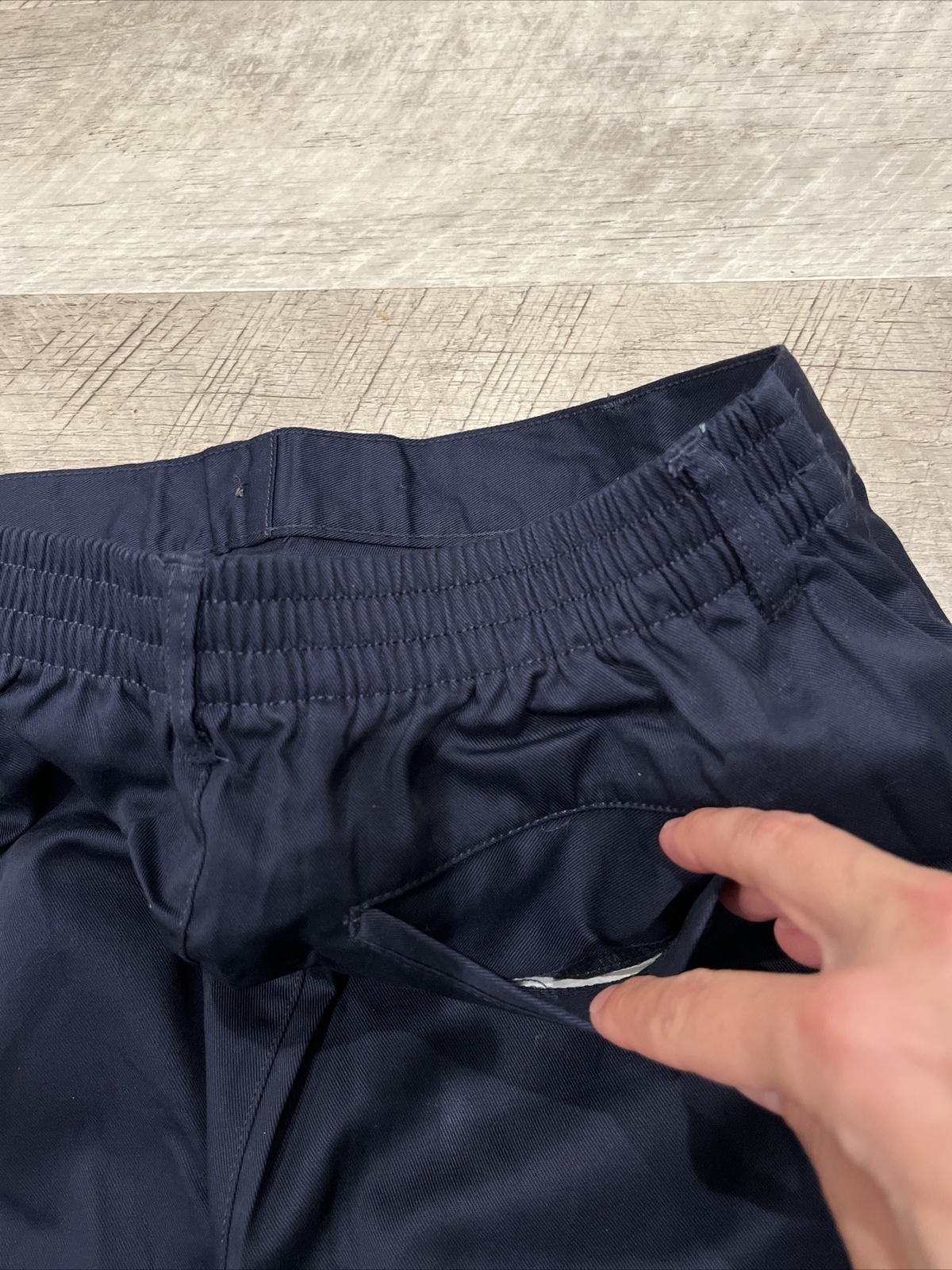 French Toast Boys School Uniform Flat Front Shorts Elastic Back , Navy. FreeShip