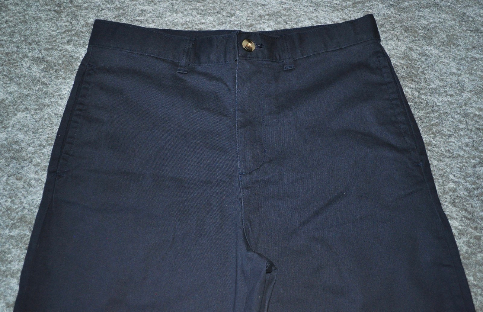 Boys Navy Blue Uniform Pants Size 18 Straight Leg School EUC