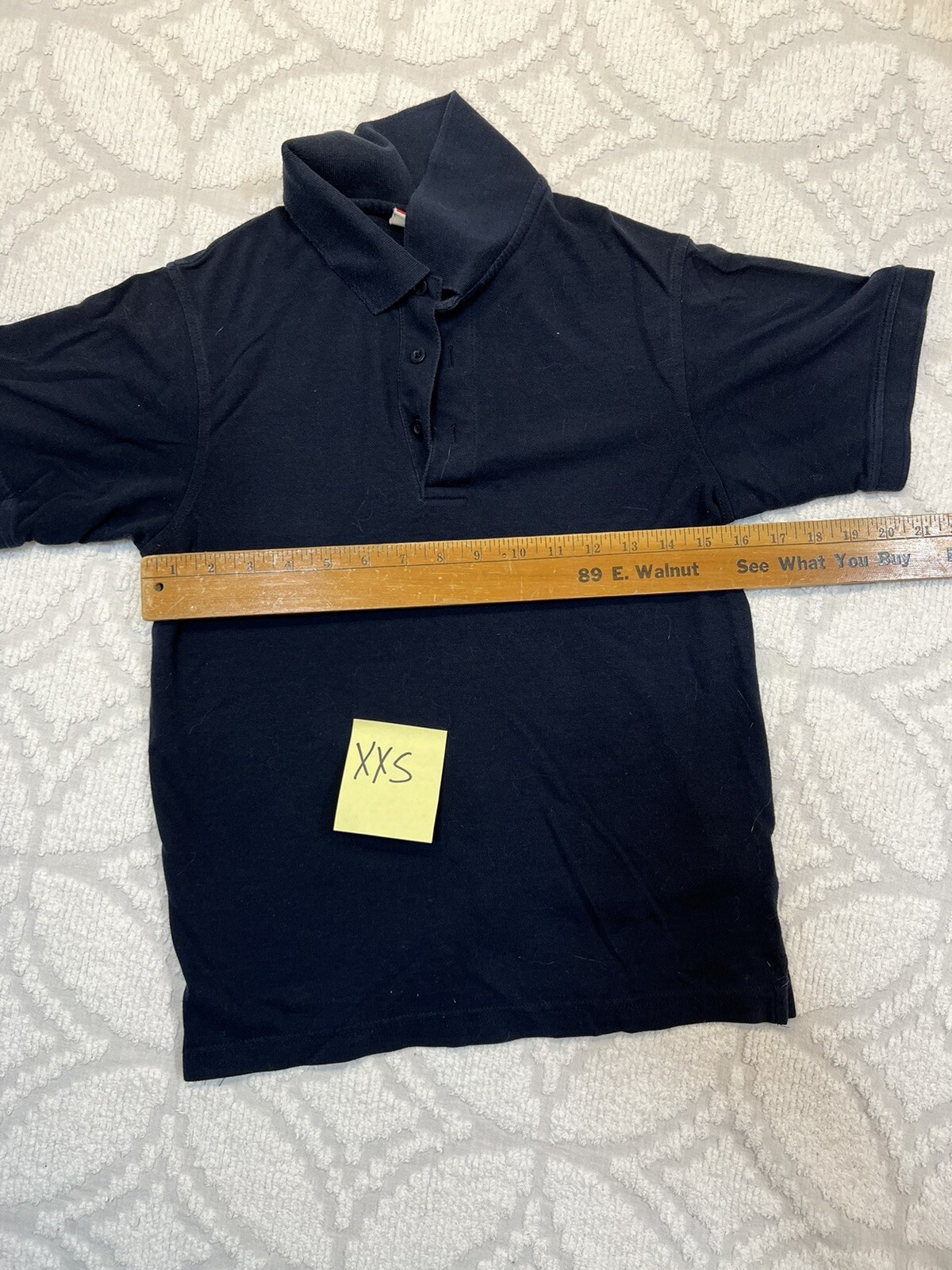 Lot Of 6 Dark Navy Blue Polo Shirt School Uniform Meijer Work Sz XXS/XS/S Clique