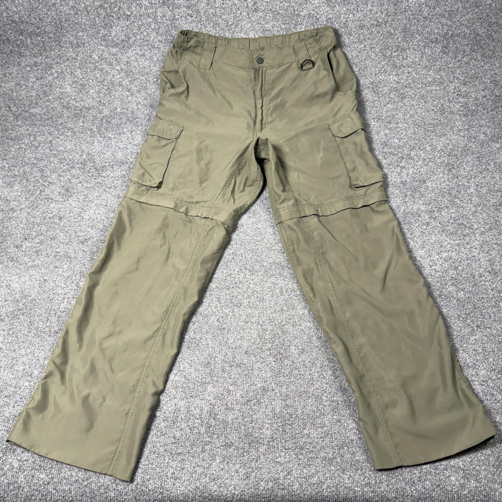 Boy Scouts Of America Pants Boys Medium Green Switchback Convertible Zip Off BSA