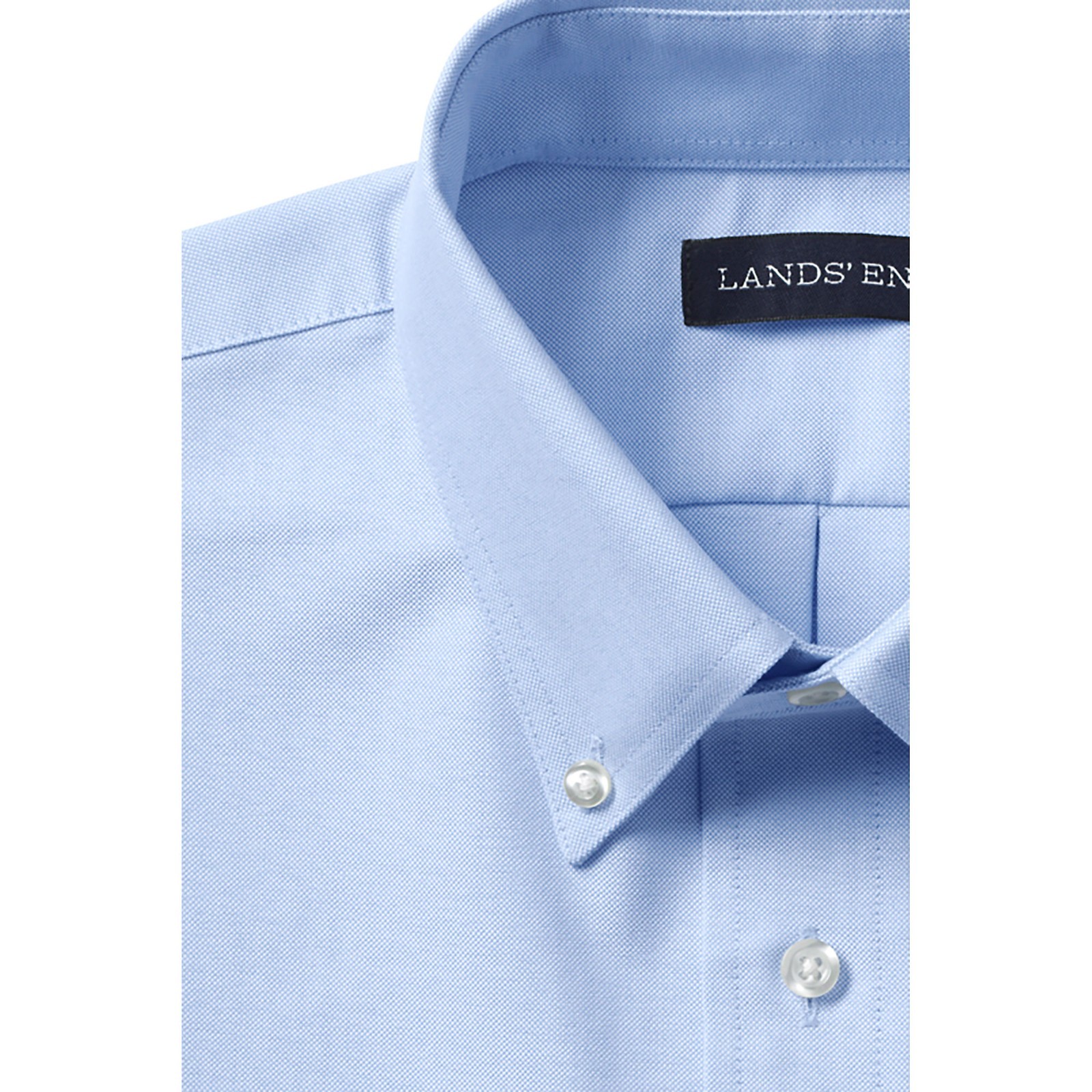 Lands Week Boys School Uniform Long Sleeve Solid Dress Shirt Blue 3-Pack – Sz 18