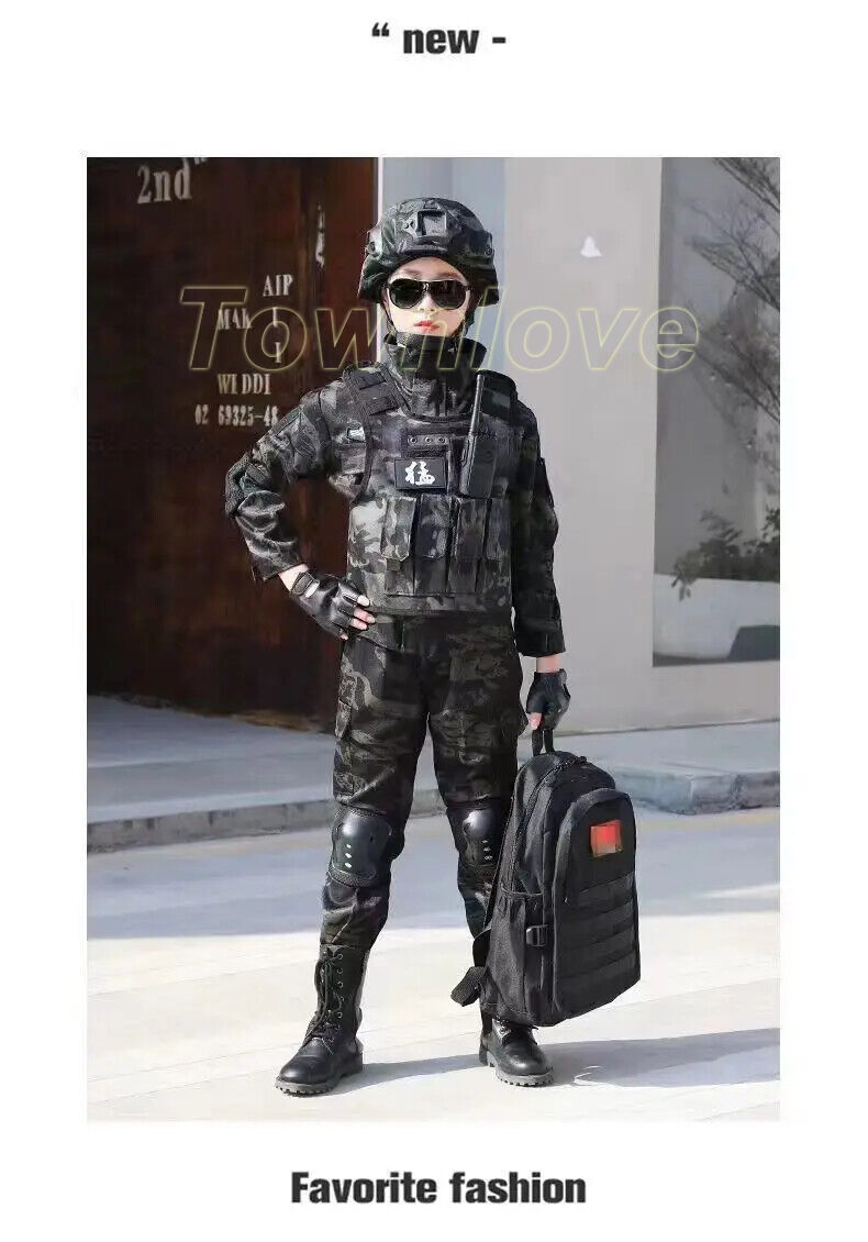 New Children’s Special Forces Combat Uniform, New Camouflage Training Suits