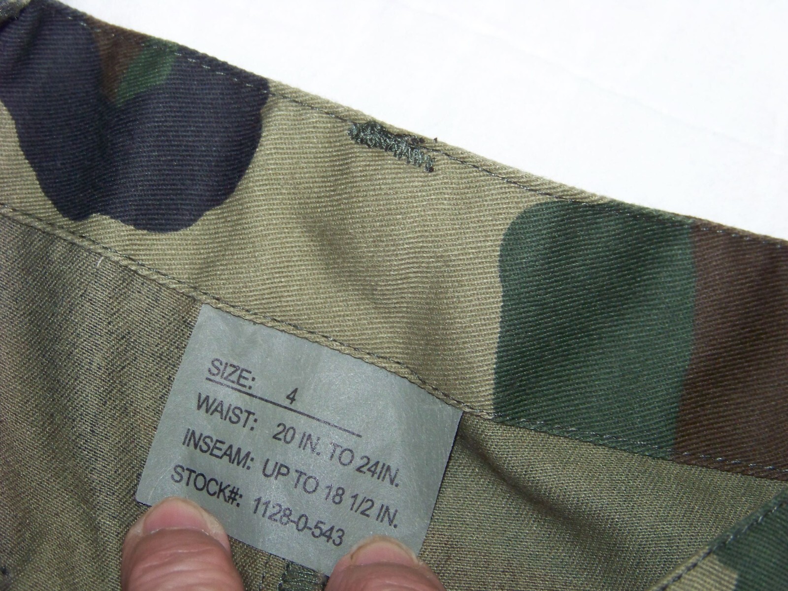 Kids Rothco B.D.U. Camo Shirt/Jacket & Cargo Pants – Size 4/6