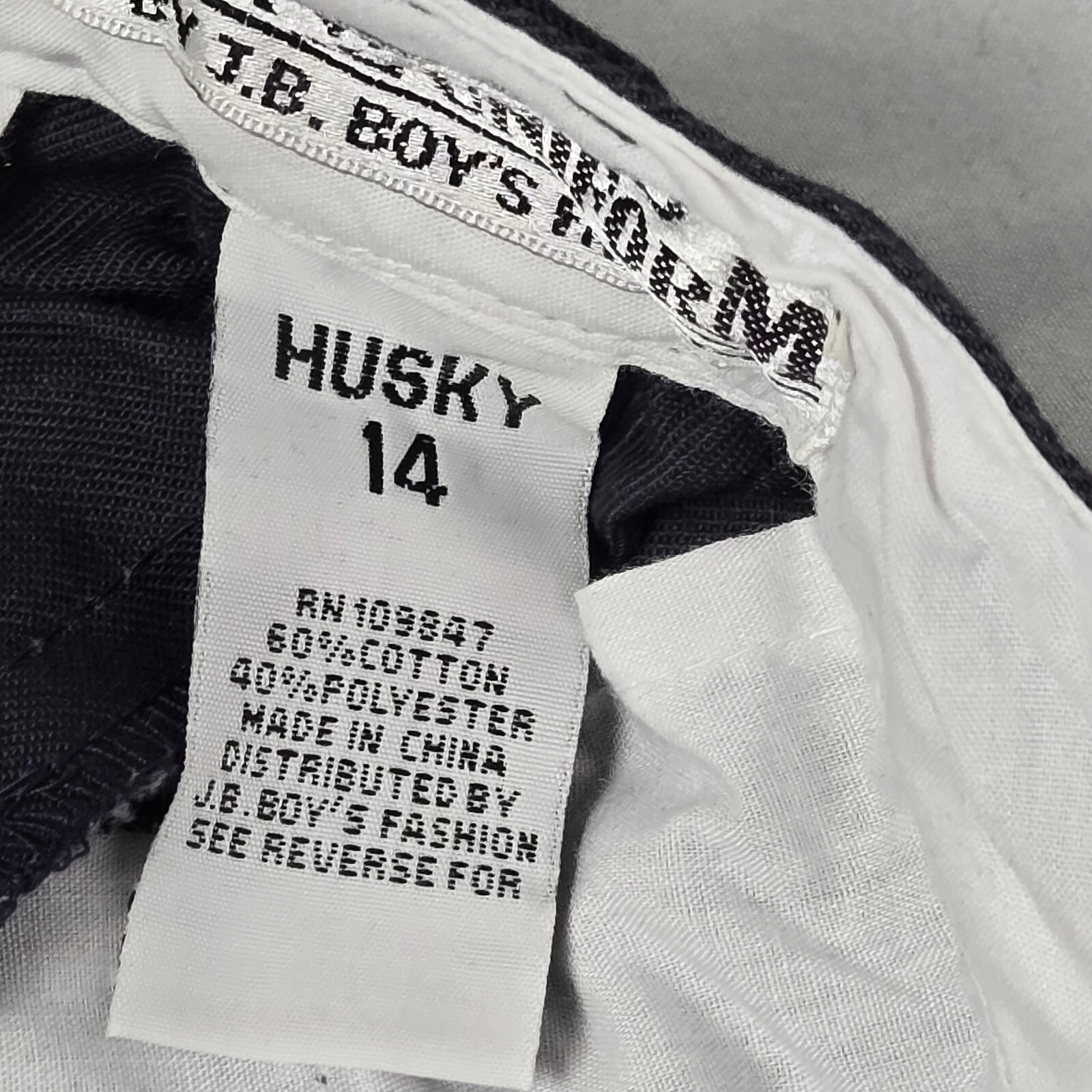Awards School uniform pants 14Husky Navy 60% Cotton 40% Polyester