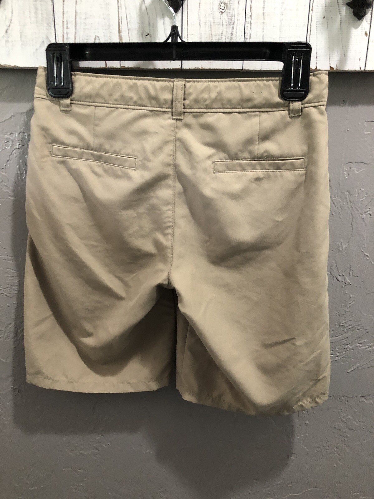 Nautica School Uniform Shorts Khaki Boys 12 Regular With Adjustable Waist