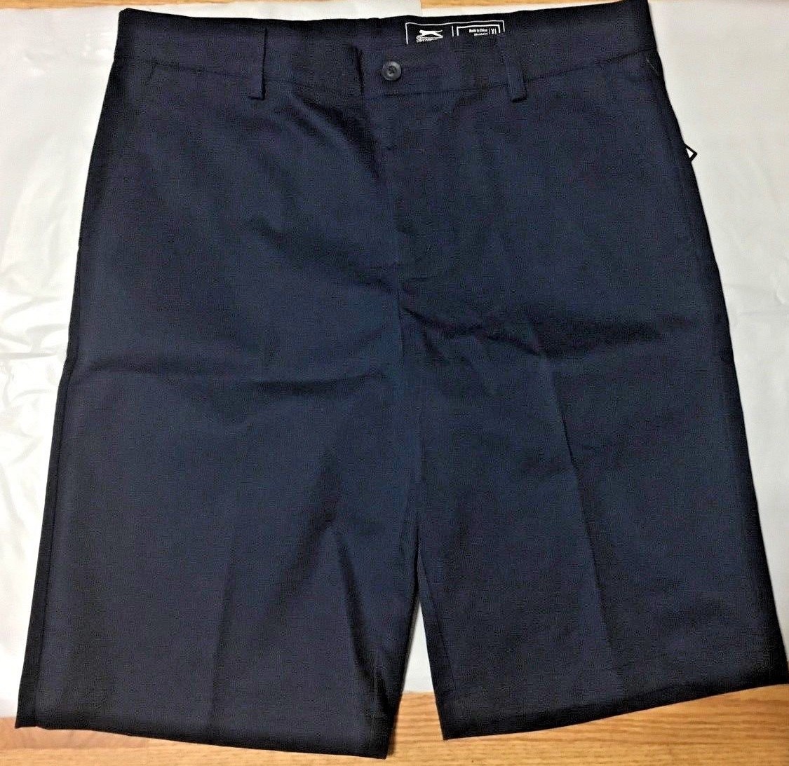 Slazenger Stain Resistant School/Casual Boys Shorts Navy Blue, Size L, YBU401