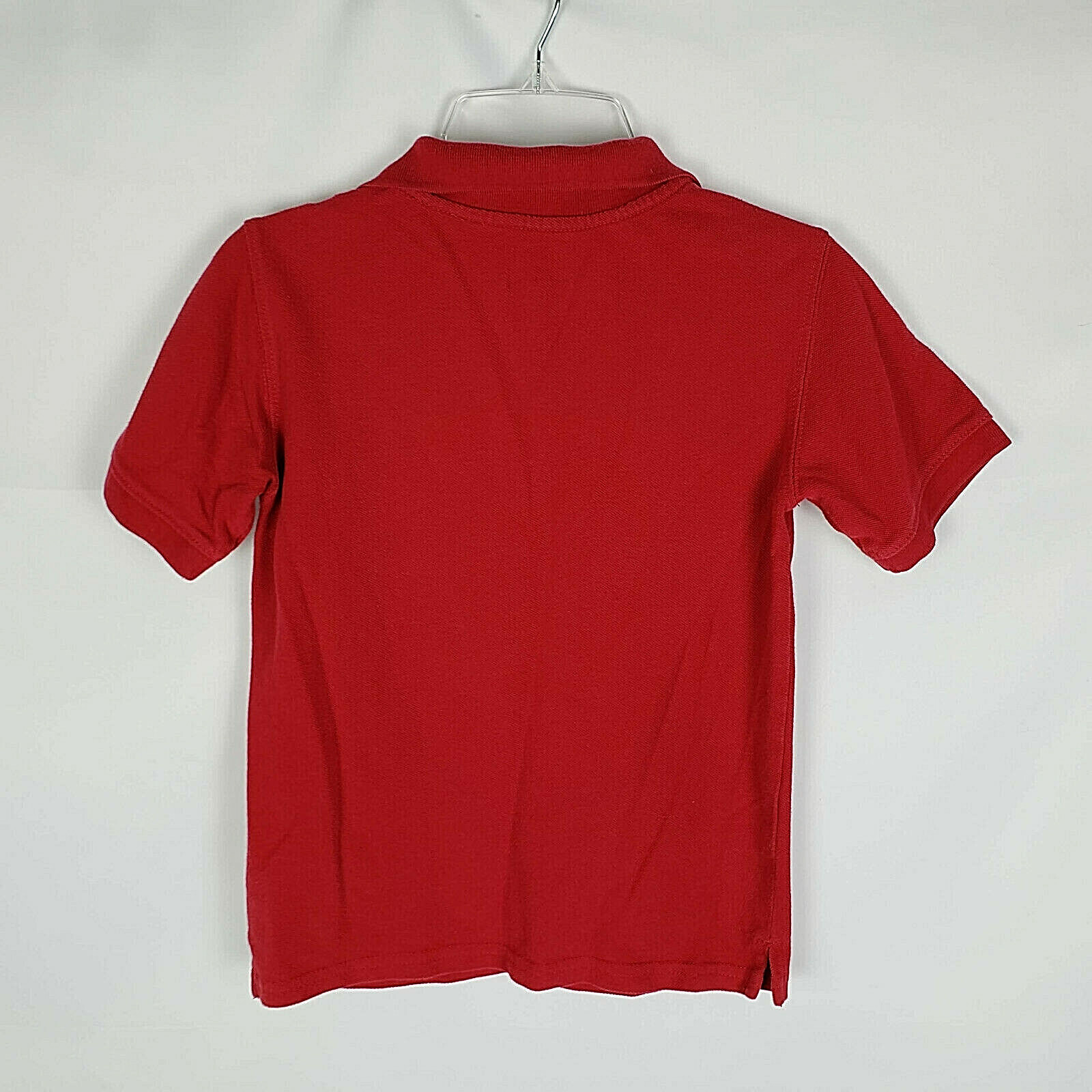 George Boys Uniform Short Sleeve Polo Shirt Red Size M/8 AG
