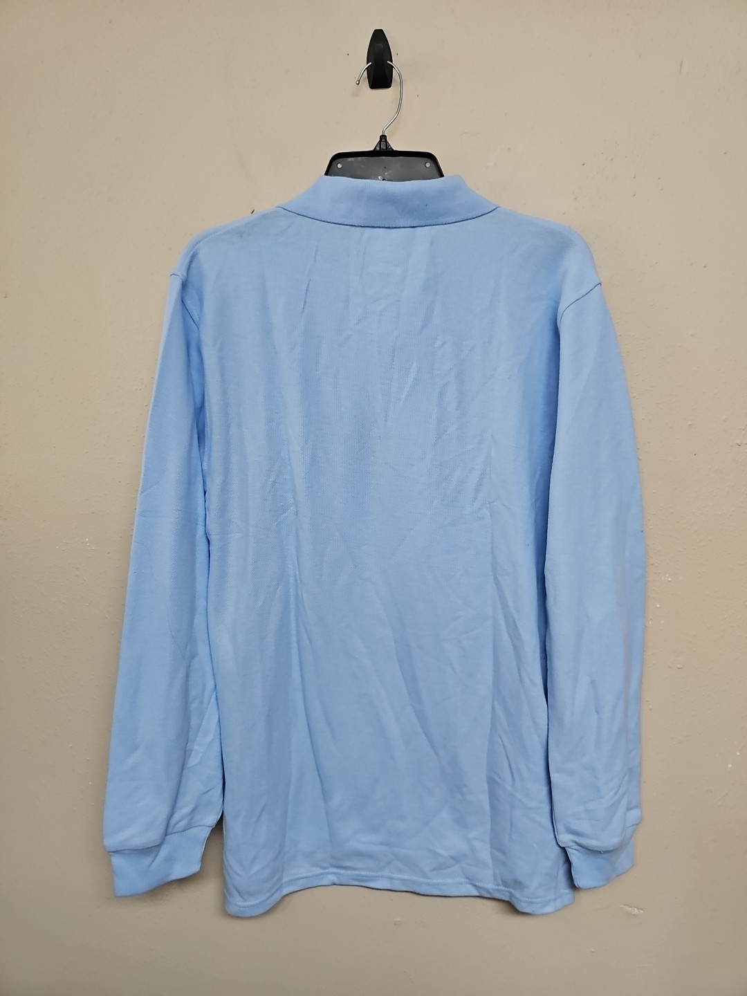 NWT FRENCH TOAST Boy’s Uniform T-Shirt Long Sleeve Cotton Blend Blue.Size XL