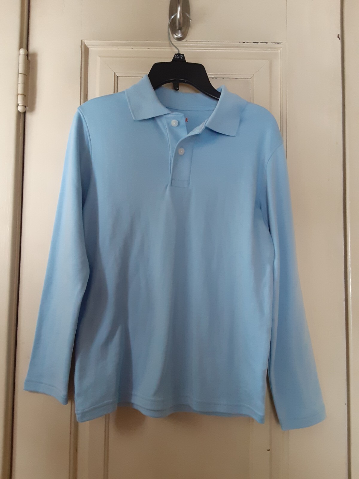 Cat & Jack (TWO) Boys Long Sleeve Polo Shirts Size M NEW WITH TAGS