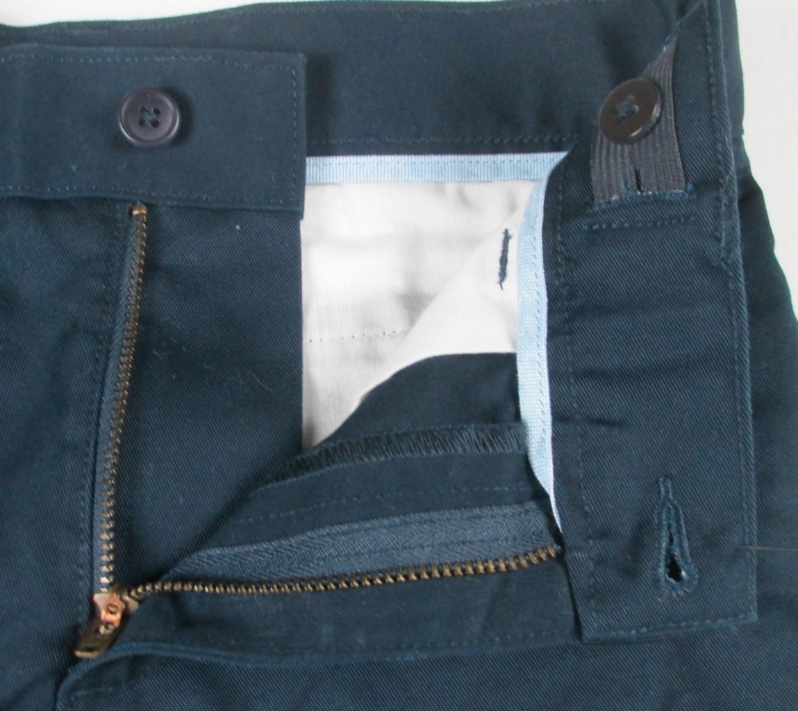 LANDS END Navy School Uniform Plain Front Blended Chino Shorts Boys 8 NEW