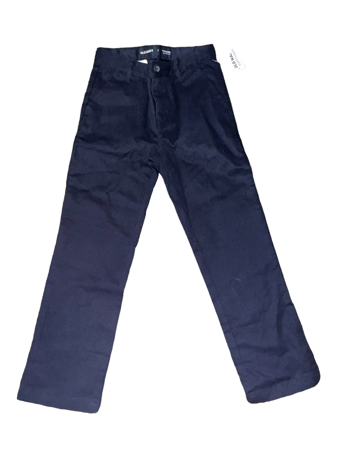 NWT Uniform straight leg pants boys navy size 7 built in flex adjustable school