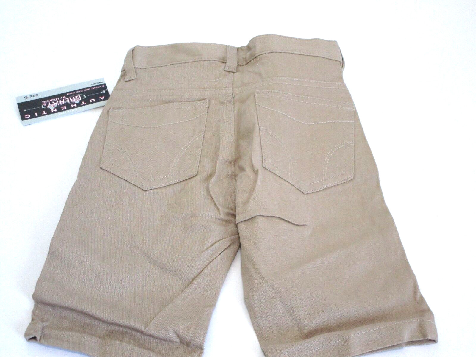 Authentic Galaxy size 5 School Uniform Short Boy’s/Girls Stretch Tan NWT