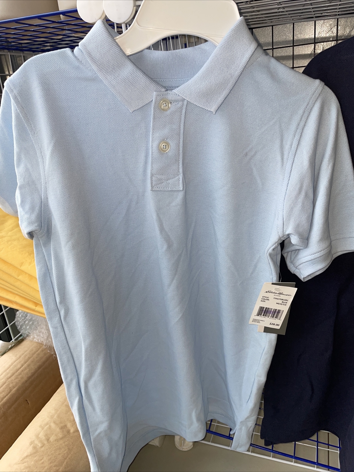 EDDIE BAUER SCHOOL UNIFORM SHORT SLEEVE POLO (2 PACK) – MULTI COLORS/SIZES –
